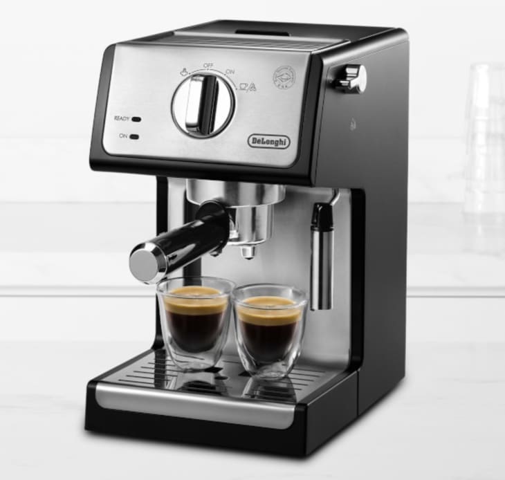 DeLonghi 15 Bar Espresso & Cappuccino Machine with Advanced Cappuccino System at Amazon