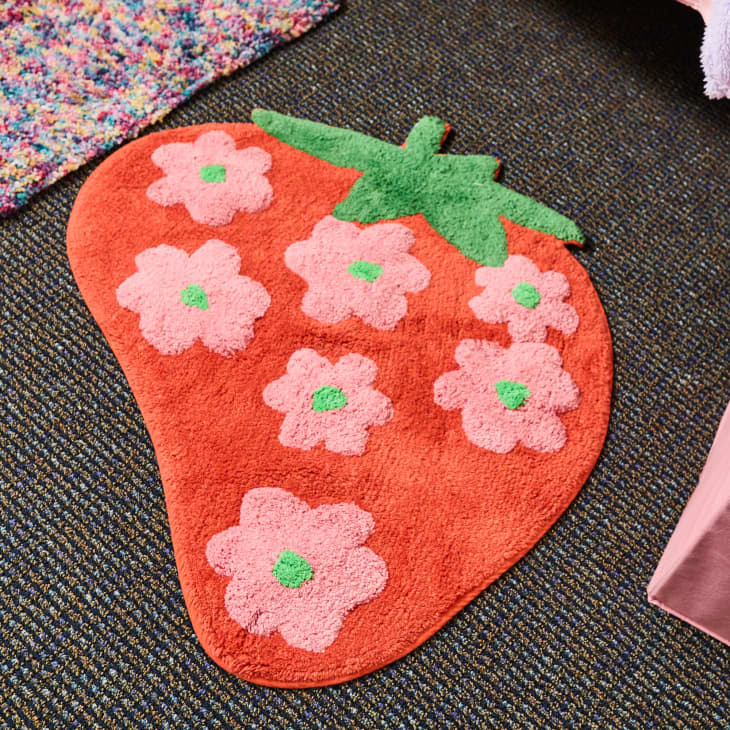 Strawberry Shaped Rug at Five Below