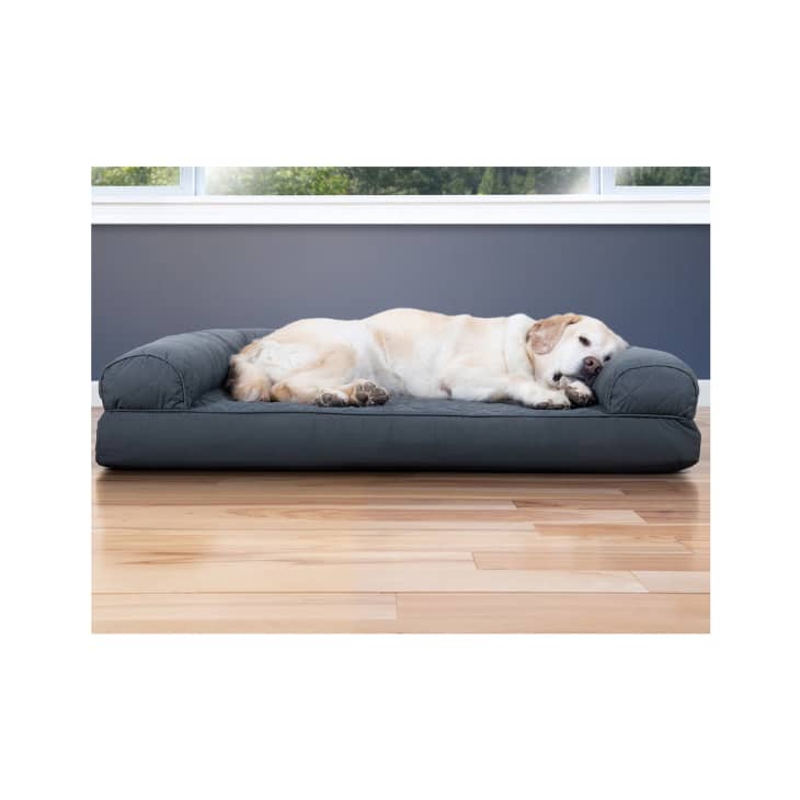 Product Image: FurHaven Quilted Cooling Gel Bolster Cat & Dog Bed w/Removable Cover