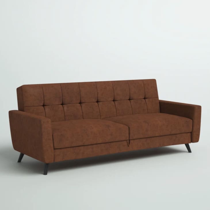 Product Image: Giblin 81'' Faux Leather Square Arm Sleeper