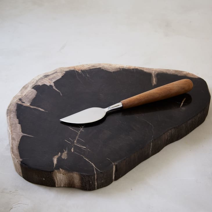 Petrified Wood Charcuterie Board at West Elm