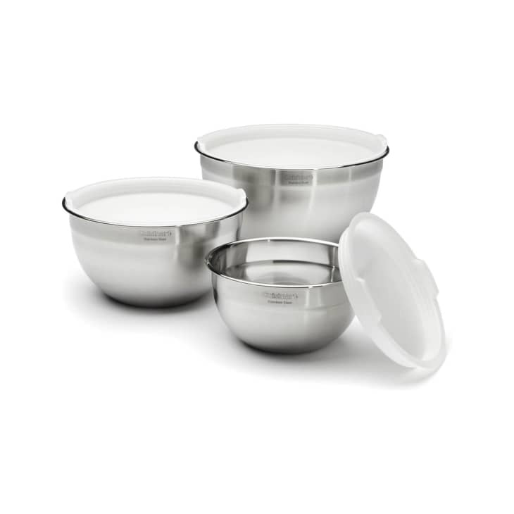 Cuisinart Mixing Bowl Set, Stainless Steel at Amazon