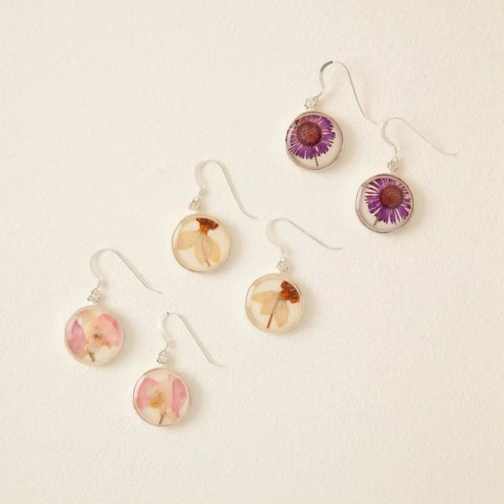 Birth Flower Earrings at Uncommon Goods