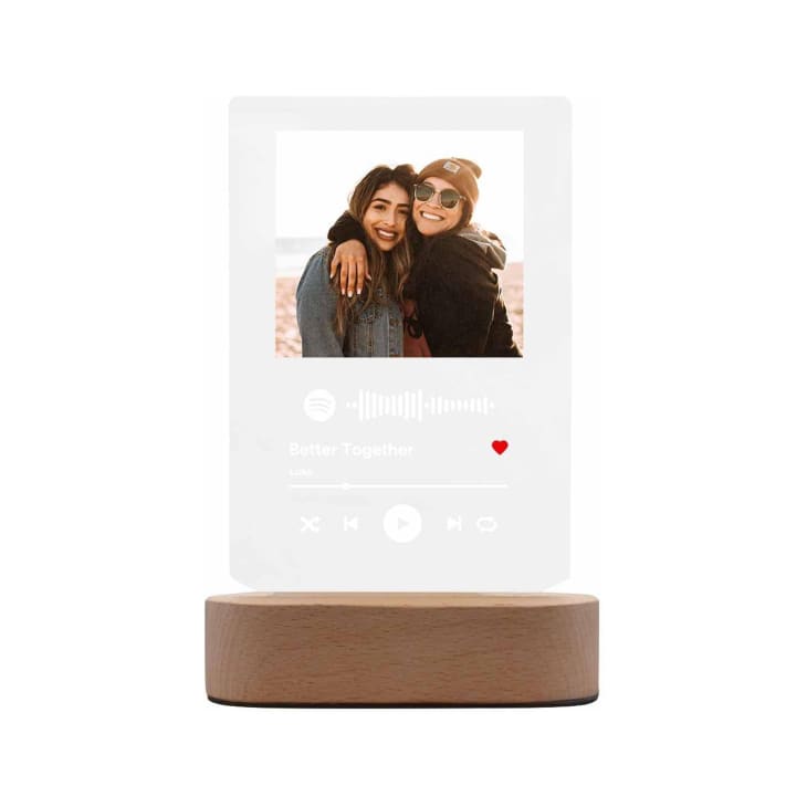 Personalized Acrylic Song with Photo at Amazon