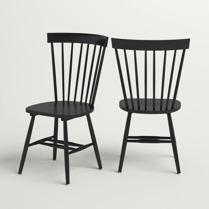 Alcott Hill Matanna Solid Wood Windsor Back Side Chair, Set of 2 at Wayfair
