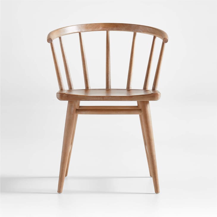 Pali Light Brown Wood Dining Chair at Crate & Barrel