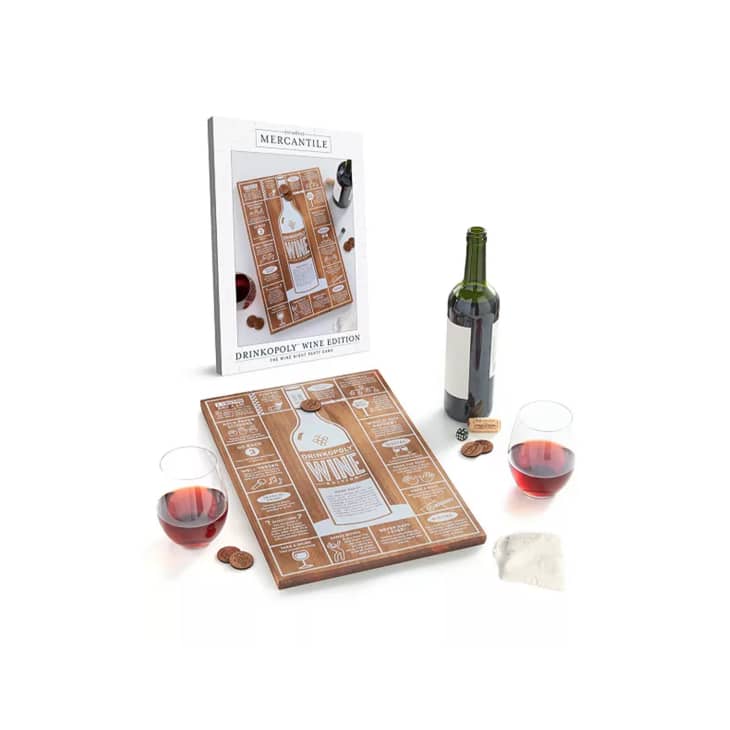 Wood Drinkopoly Board Wine Edition at Macy's
