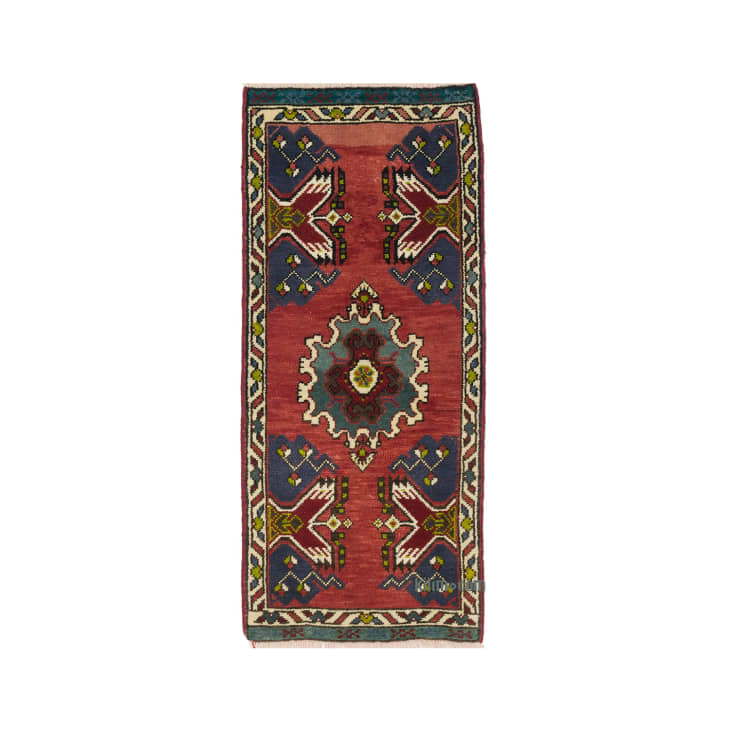 Vintage Turkish Hand-Knotted Rug at Kilim
