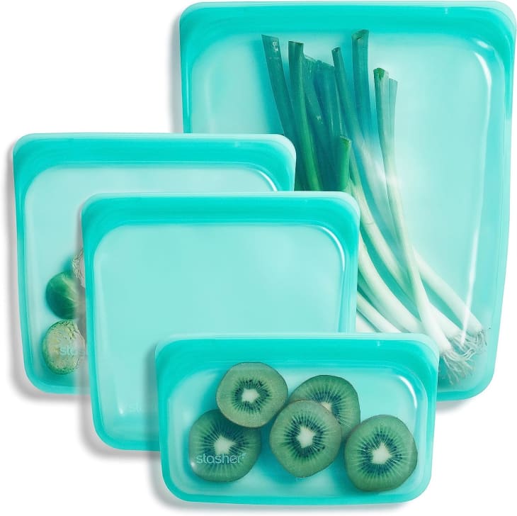 Silicone Reusable Stand-Up Food Storage Bag, W&P in 2023