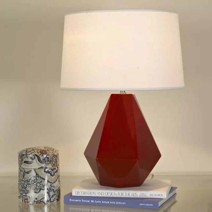 Sizzling Colors Geometric Ceramic Table Lamp at Shades of Light