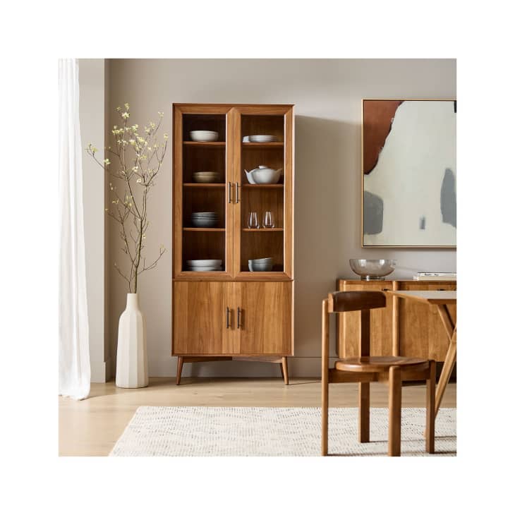 Mid-Century Glass Cabinet at West Elm