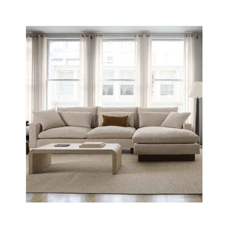 Harmony 2-Piece Chaise Sectional at West Elm