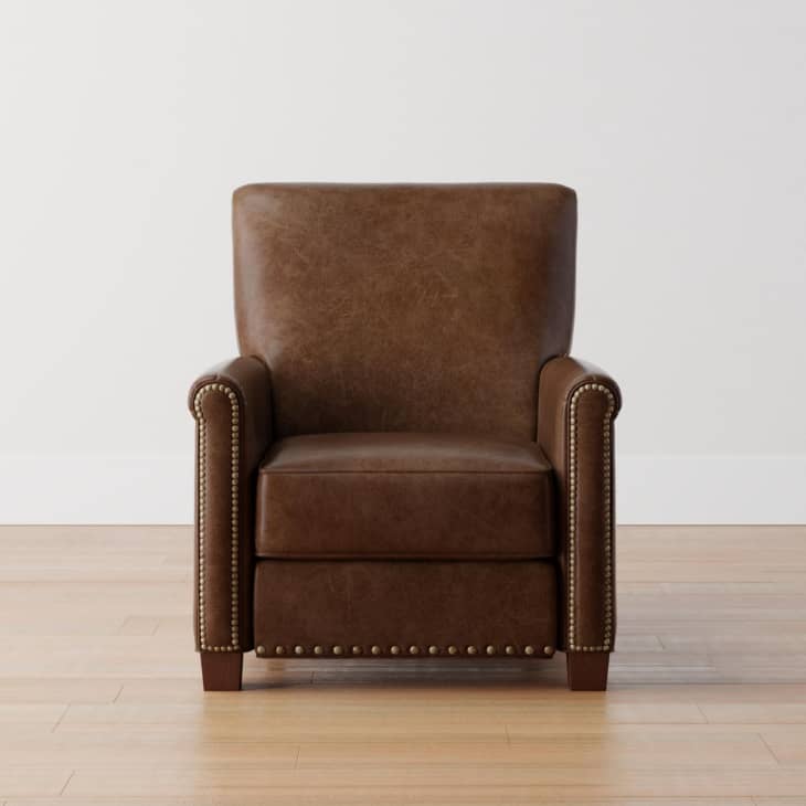 Product Image: Irving Roll Arm Leather Recliner
