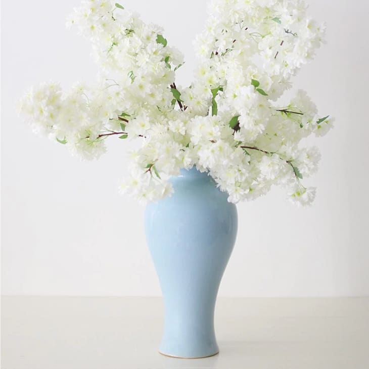 Product Image: Ceramic Blue Tall Glossy Vase