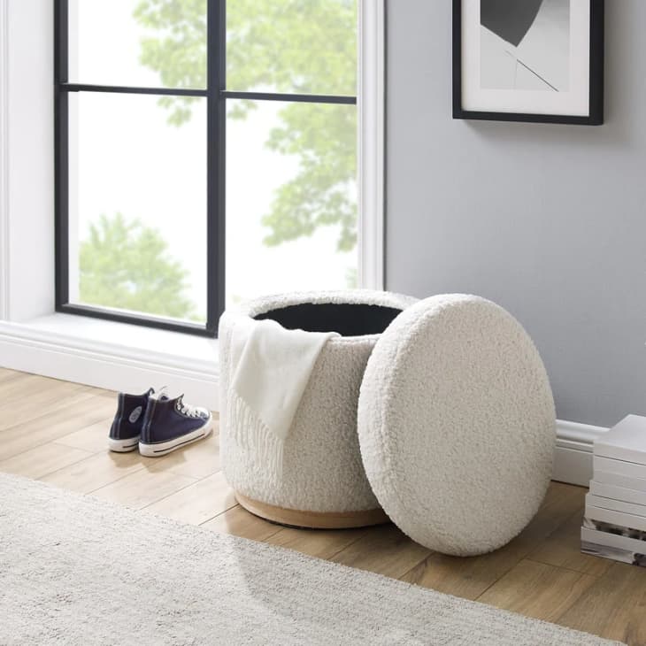 Product image of Rue Sherpa Storage Ottoman from overstock