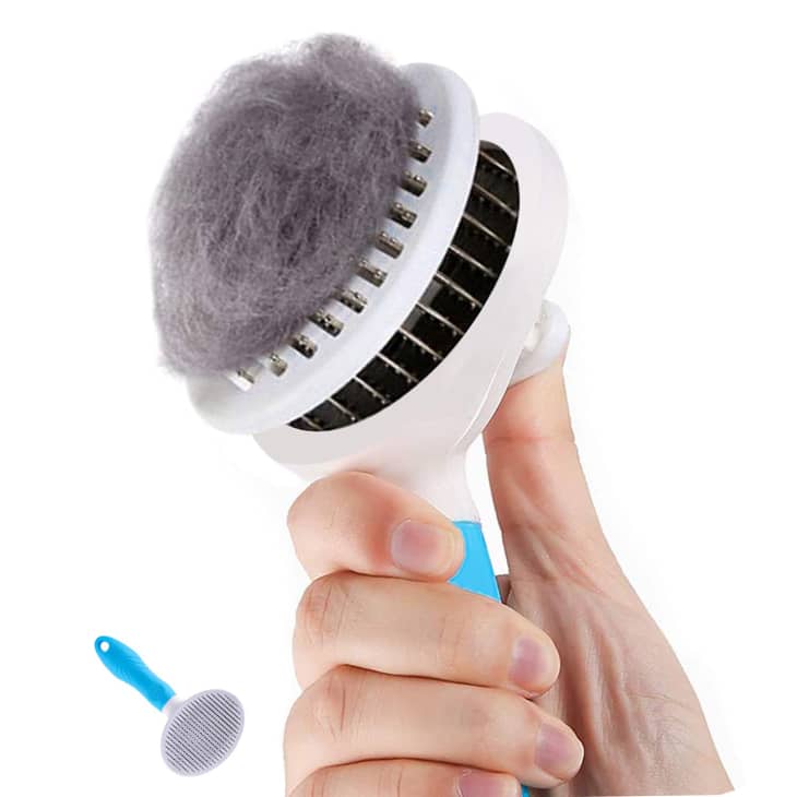 Self Cleaning Slicker Brushes at Amazon