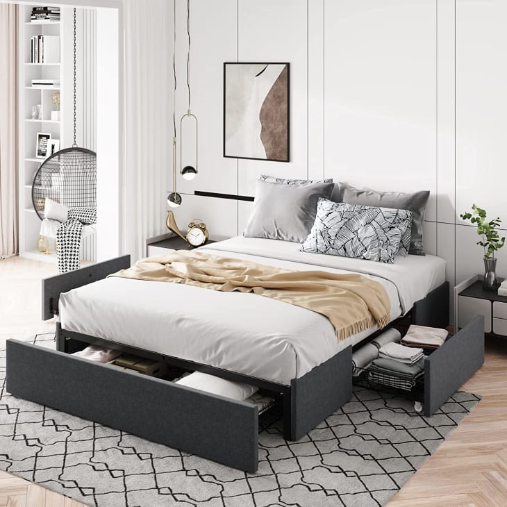 Product Image: Allewie Platform Bed Frame with Storage Drawers