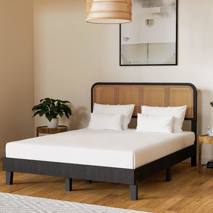 Product Image: Cozy Castle Rattan Wooden Platform Bed