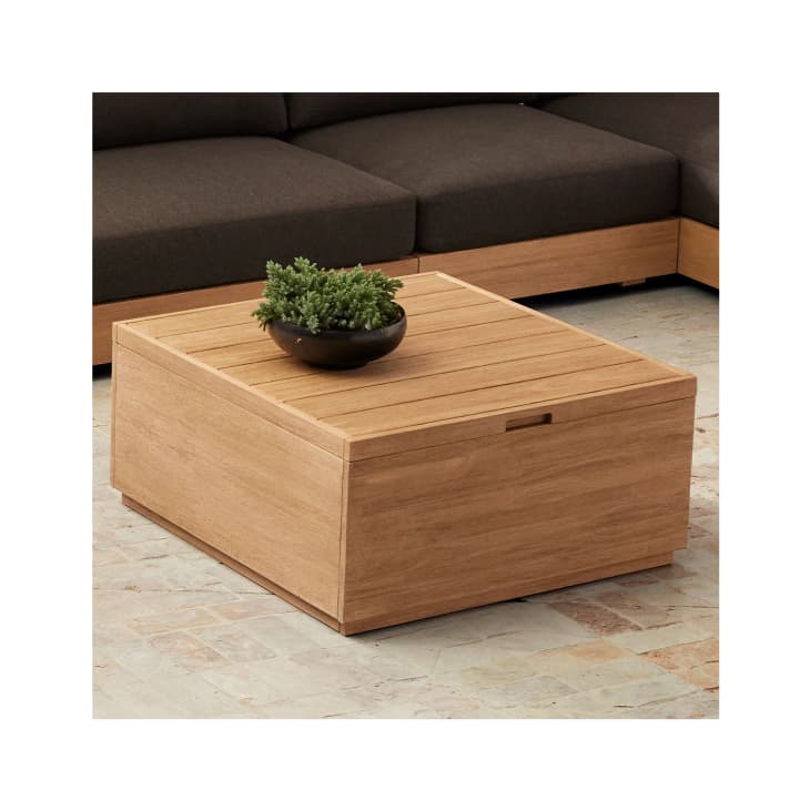 Volume Outdoor Square Storage Coffee Table at West Elm