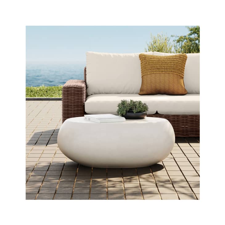 Pebble Indoor/Outdoor Oval Coffee Table at West Elm