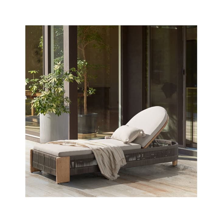 Porto Outdoor Chaise Lounge at West Elm