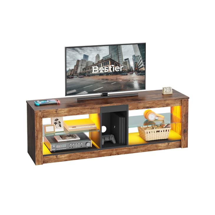 Bestier RGB TV Stand With LED Lights at Walmart