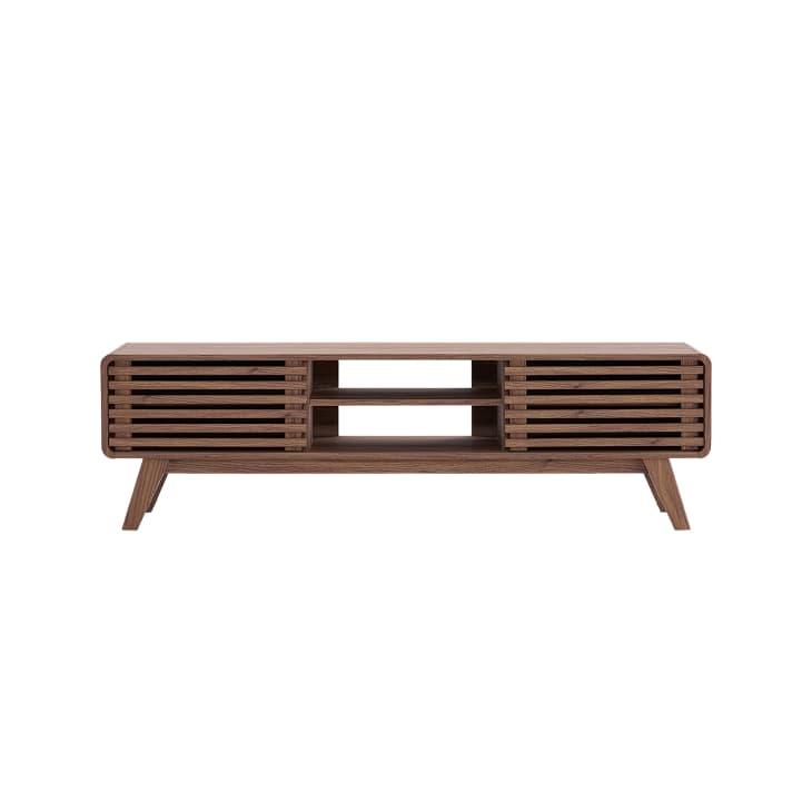 Mopio Ensley 59" Low Mid-Century Modern TV Stand Console at Walmart