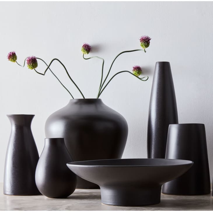 Product Image: Pure Black Matte Ceramic Vase