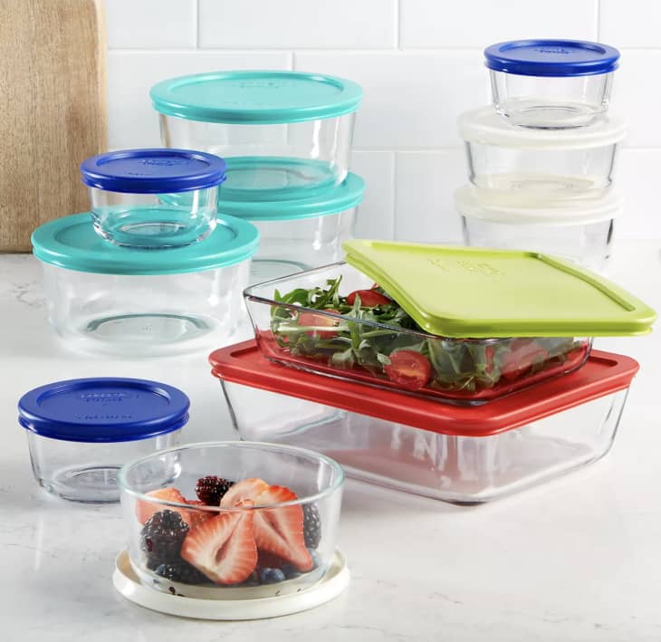 Pyrex 22 Piece Food Storage Container Set, Created for Macy's at Macy's