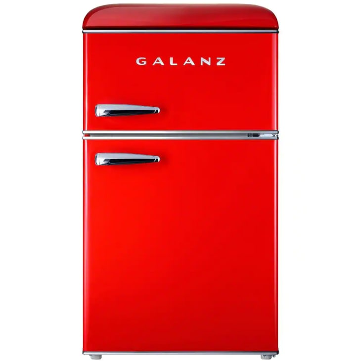 Product Image: Galanz Retro Mini Fridge with Dual Door True Freezer