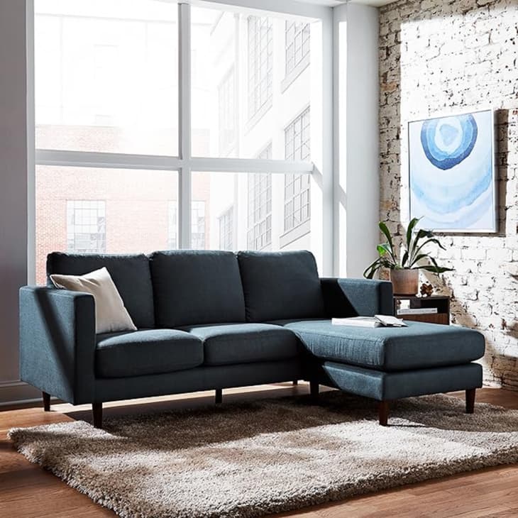 Product Image: Rivet Revolve Modern Upholstered Sofa with Reversible Sectional Chaise