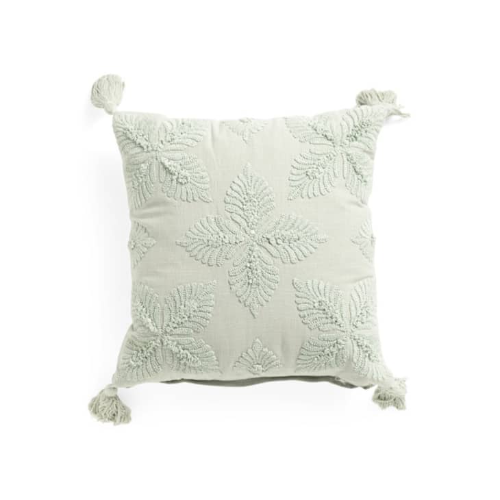 20x20 Embroidered Pillow at TJ Maxx