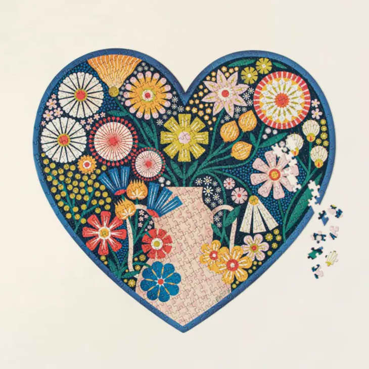 Heart Bouquet Puzzle at Uncommon Goods