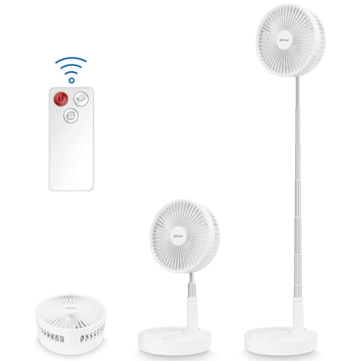 AICase Portable Folding Fan Review 2023 Apartment Therapy