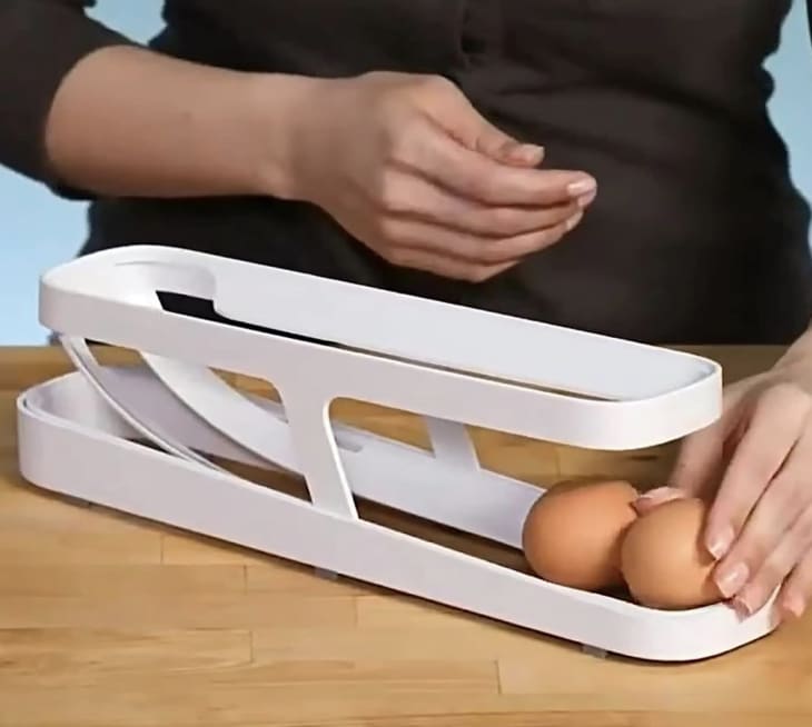 Amazon 12 Egg Dispenser Review This Fun Gadget Saves Fridge Space