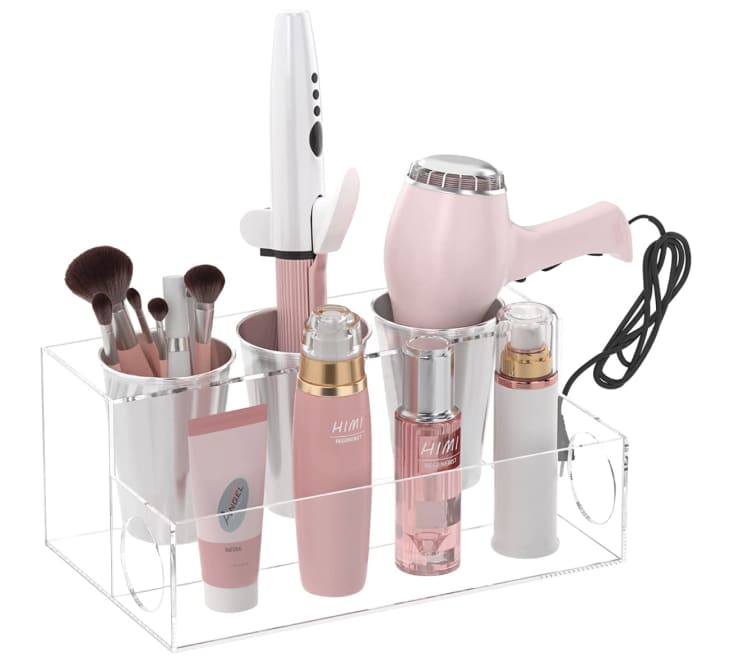 This Hot Hair Tool Caddy Will Instantly Declutter Your Bathroom Counter