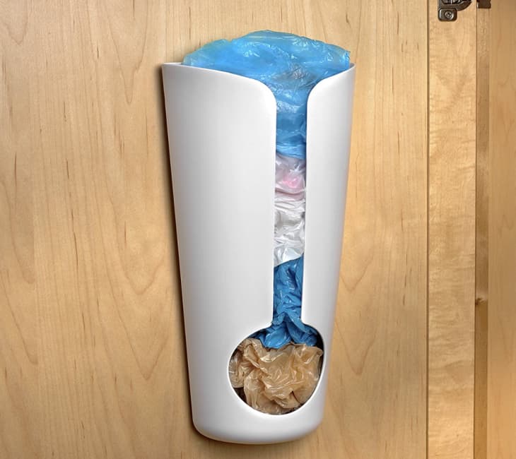 Amazon 13 Adhesive Plastic Bag Holder Review The Kitchn