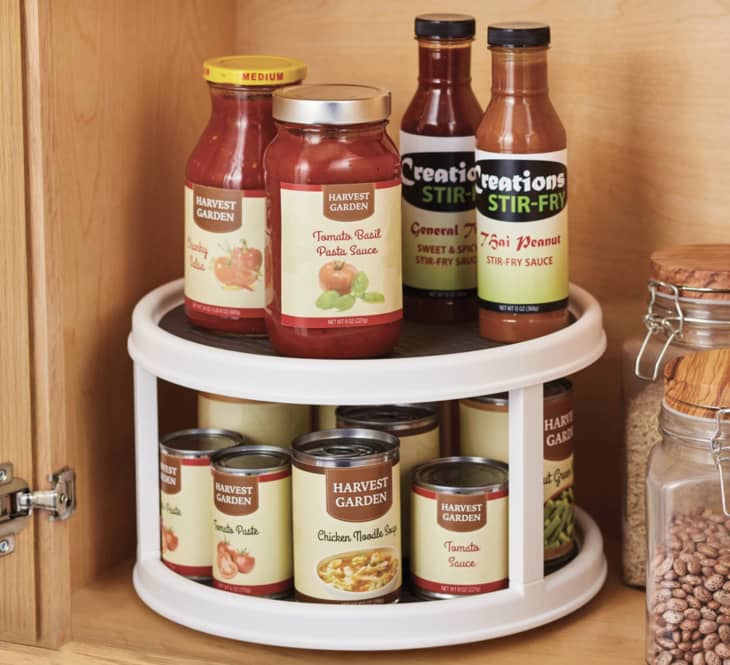 Copco TwoTier Turntable Organizer Sale at QVC The Kitchn