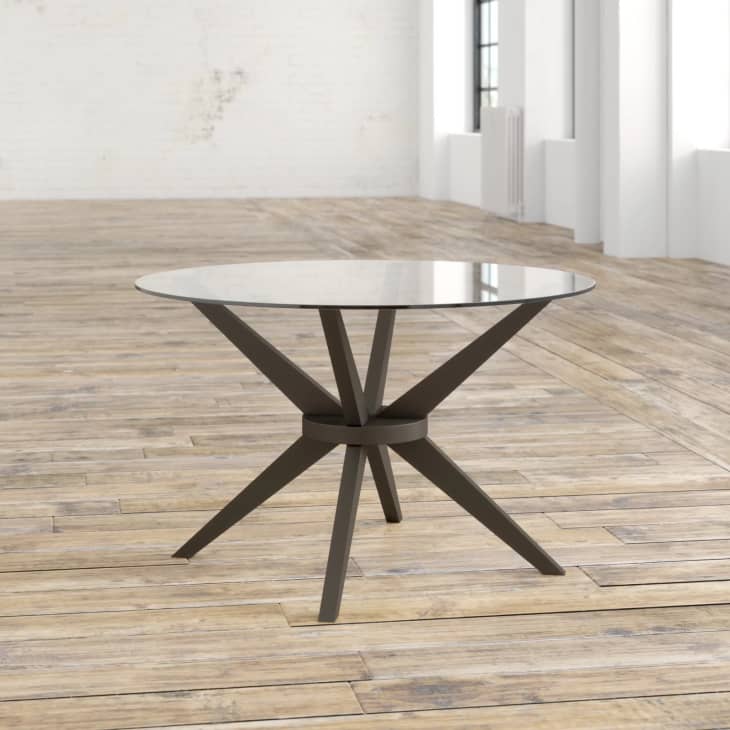 Wayfair round glass on sale top dining table