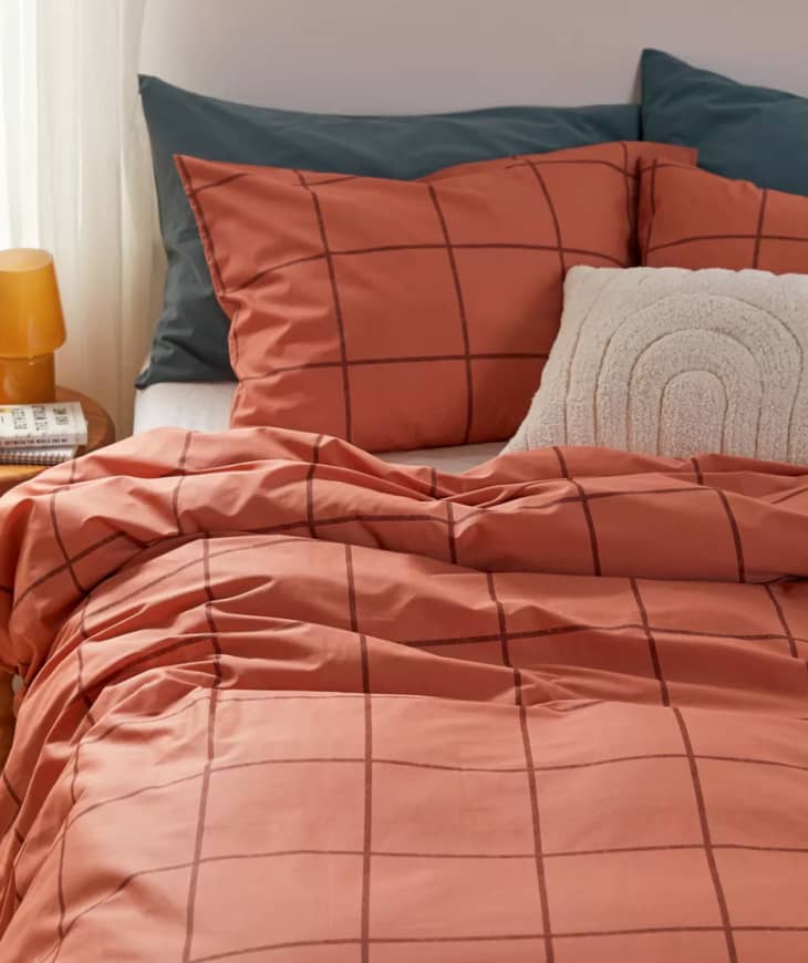 Urban Outfitters Labor Day 2022 Sale Refresh Your Bedding Apartment   Distressed Checkered Duvet Set