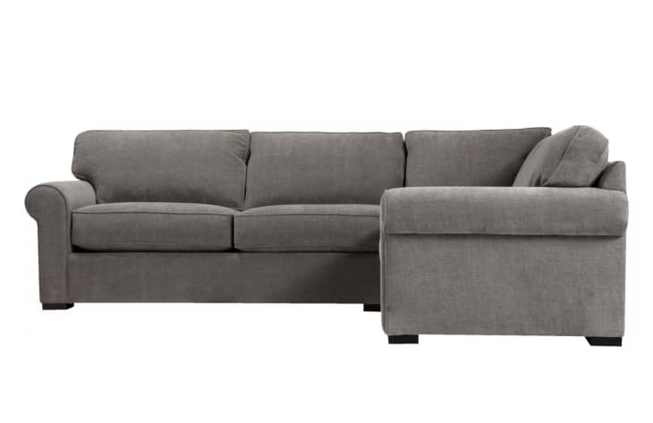 Raymour and deals flanigan gray sectional