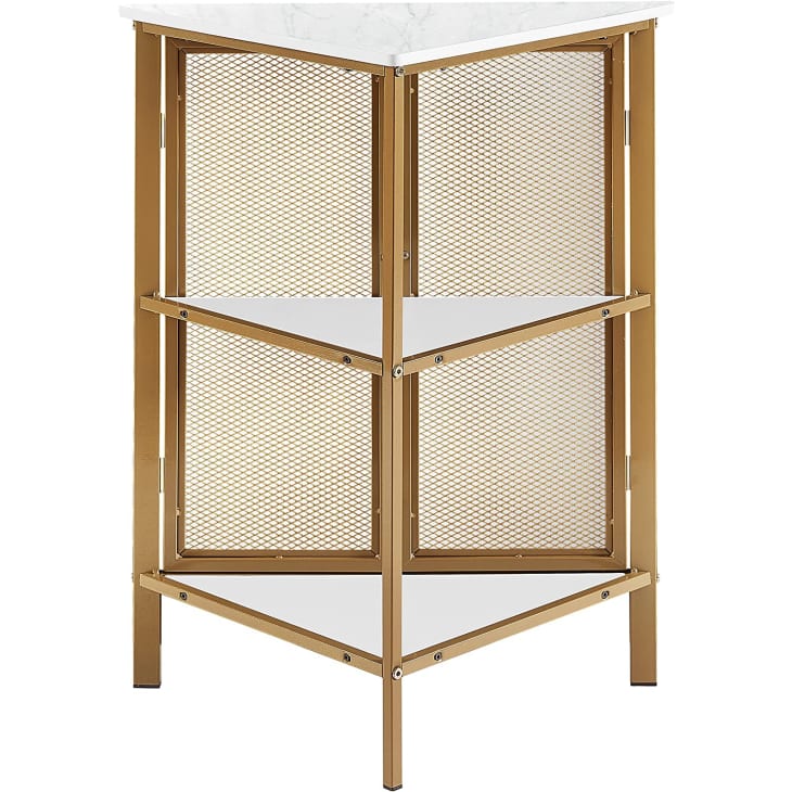 Amazon Corner Table Shelf Review 2023 Apartment Therapy