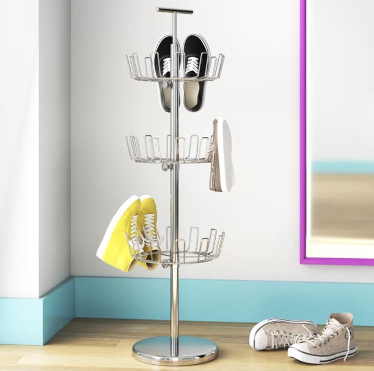 The 18Pair Vertical Shoe Storage Rack Wayfair Shoppers Love Apartment Therapy