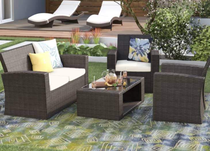 Wayfair Wicker Outdoor Seating Group