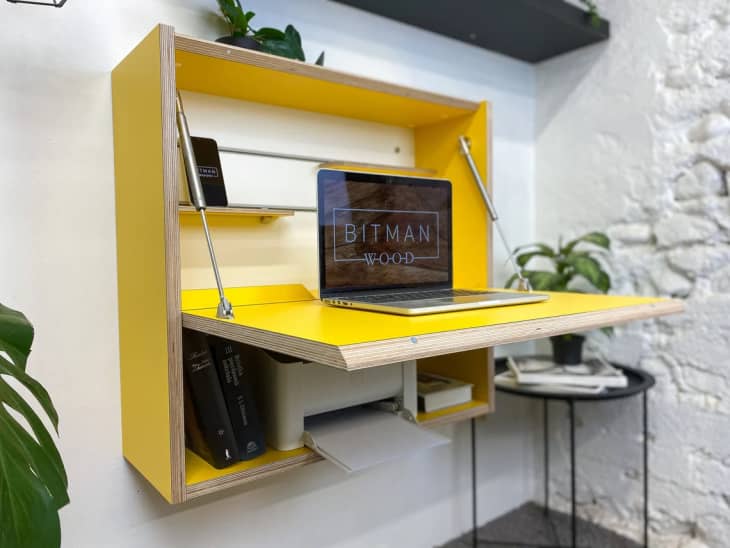 Wall mounted deals foldaway desk