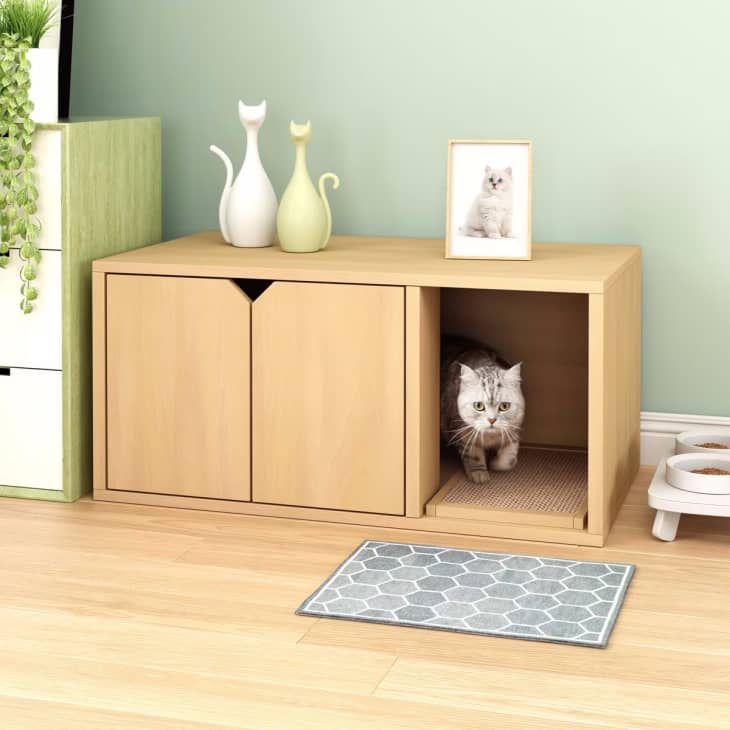 Cat litter 2024 box enclosure