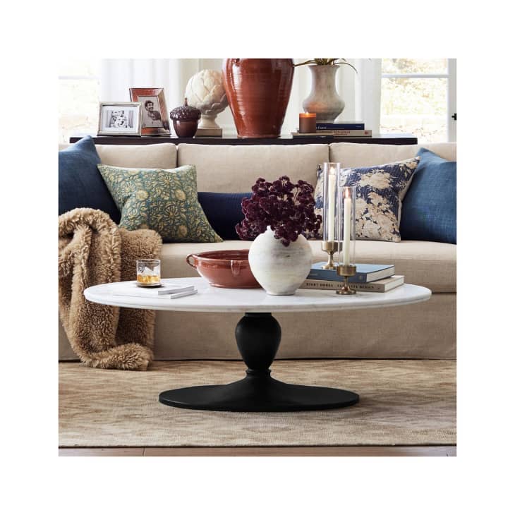 Pottery barn deals marble coffee table