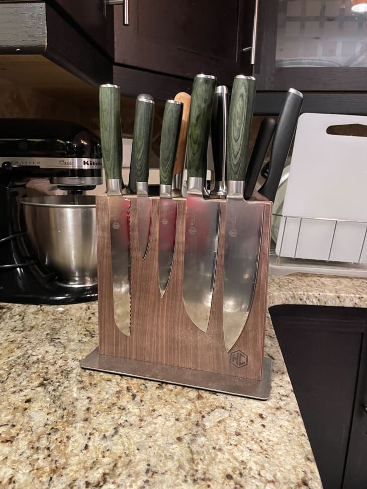 space saving knife set