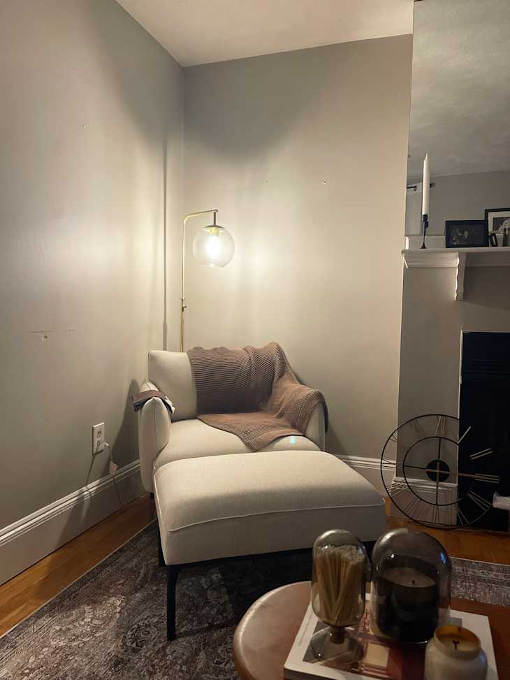 West elm chair and ottoman online