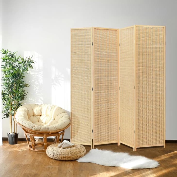 This Bamboo Room Divider Is a Game-Changer for Small Spaces | Apartment ...